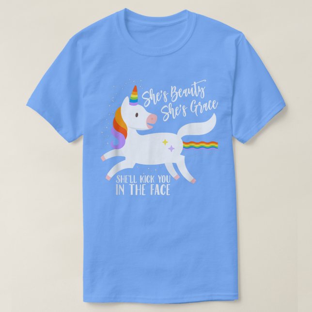 Hon är skönhet hon är Grace. Hon kommer att hålla  T Shirt (Design framsida)