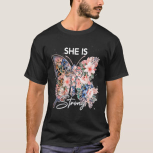 Hon är stark Gud är Bra hela tiden kristen B T Shirt