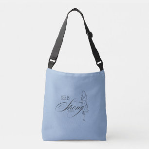 Hon är stark. Ordspråksboken 31:25 Axelväska