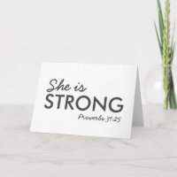 Hon är stark | Proverbs 31:25 Christian Faith