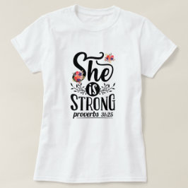 Hon är stark t shirt