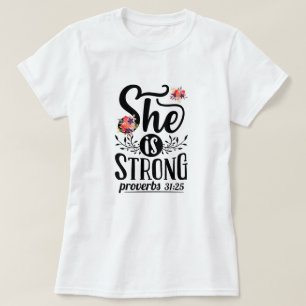 Hon är stark t shirt