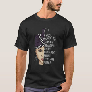 Hon är stark vacker Hmong T Shirt