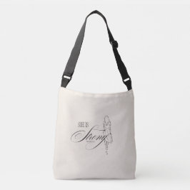 Hon är starka ordspråk 31:25 axelväska