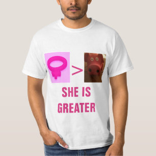HON ÄR UNDERBARARE MANAR SHIRT T