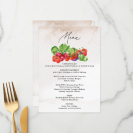 Hon är utanför Möhippan på marknaden för jordbruka Meny