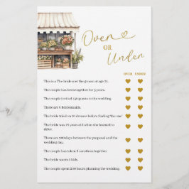 Hon är ute på marknaden över- eller under spelkort