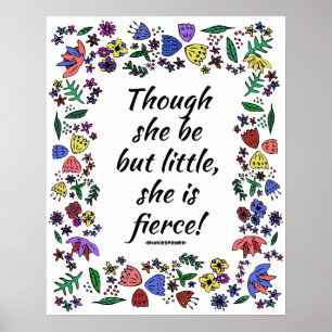 Hon är våldsam poster