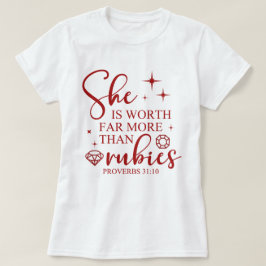 Hon är värd mycket mer än Rubies Kvinnor T Shirt