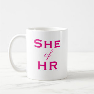 Hon av HR-damer Human Resources Jobbtitel Roligt Kaffemugg