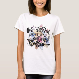 Hon barn uppstår, och appellen som hon välsignad t shirt