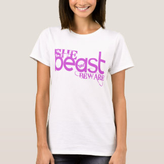 Hon Beast Rosa Långärmad T Shirt