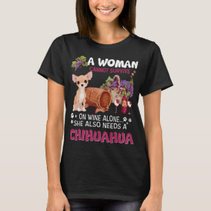 Hon behöver också en chihuahua t shirt