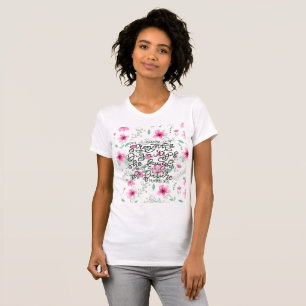 Hon bekläs med styrka och värdighet t shirt
