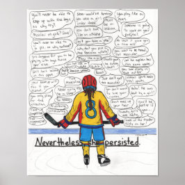 Hon bestod (Idrottsman) 11 x 14 Poster