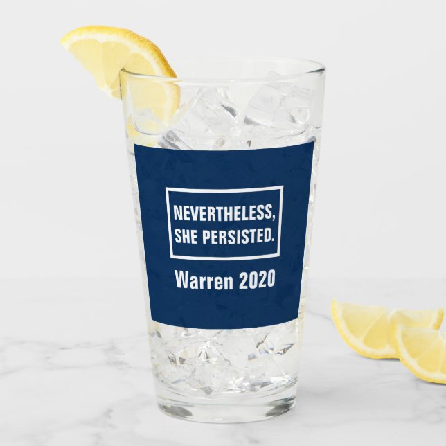 Hon bestod trots detta av Elizabeth Warren 2020 Glaskopp (Framsida Ice)