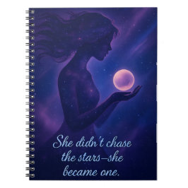 Hon blev en stjärna anteckningsbok