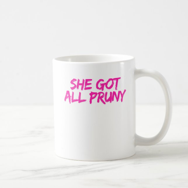 Hon Blev Rynkig Kaffemugg (Höger)