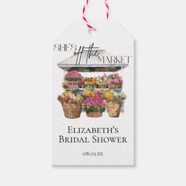 Hon Blir Inte Ledig Blomsterbutik Bröllopsfest Presentetikett