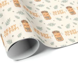 Hon Blir Snart Mamma Könsneutral Boho Kawaii  Presentpapper
