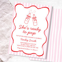Hon Blir Snart Mamma - Röd Läskflaska Baby Shower