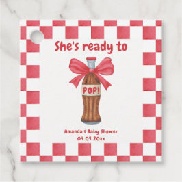 Hon Blir Snart Mamma Sillburk Baby Shower Gåvor Etiketter