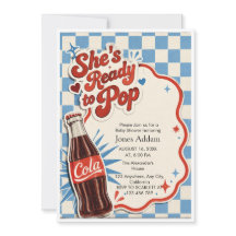 Hon Blir Snart Mamma - Soda blå pojke Babyfirande