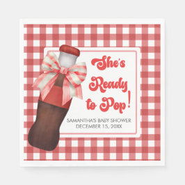 Hon Blir Vacker Bebis Baby Shower  Pappersservett