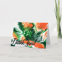 "Hon blommar som Amazonas" Tack Kort