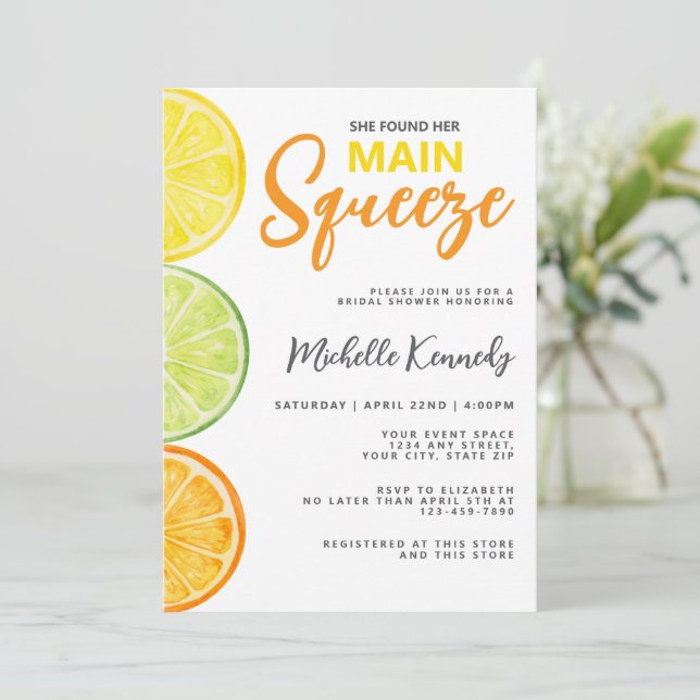 Hon Bridget Bröllopsfest  Inbjudningar (Stående Fram)