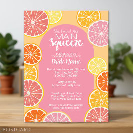 Hon Bröllopsfest för Brudens Huvudperson Vykort