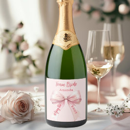 Hon bryter knuten rosa band Lag Brud