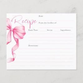 Hon Bryter Ut i Rosa Båg Bröllopsreceptkort