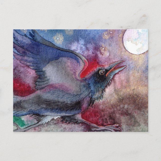 Hon dansade vid ljuset av Måne Vykort (Framsida)