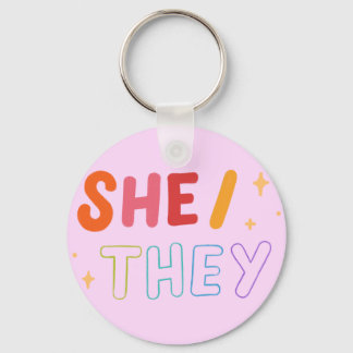 Hon/De Keychain Nyckelring