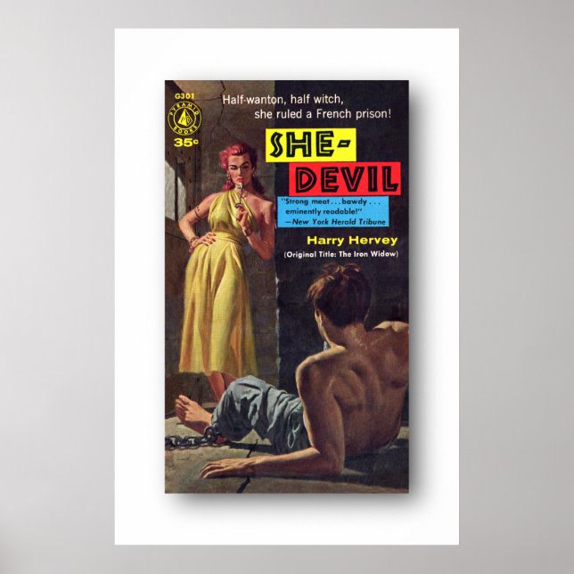 Hon-Djävulen av Harry Hervey Poster (Framsidan)