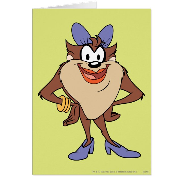 Hon-Djävulen i Färg Hälsningskort (Framsidan)