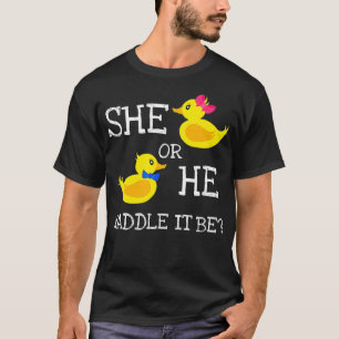 Hon eller han klagar över att det är Baby gender T Shirt