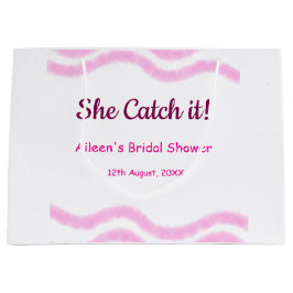 Hon fångar det rosa spiral vattenfärg linjer bröll