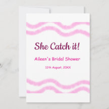 Hon fångar det rosa spiral vattenfärg linjer bröll