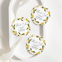 Hon Fann Hennes Huvudsqueeze Citroner Bröllopsfest Gåvor Etiketter