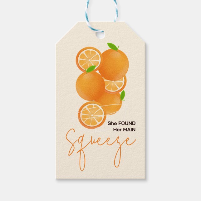 Hon Fann Hennes Kläm Bröllopsfest Presentetikett (Framsidan)