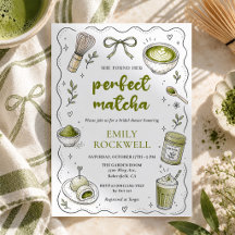 Hon Fann Hennes Perfekta Matcha Bröllopsdusch