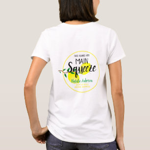 Hon Fann Hennes Stora Kärlek Citroner Bröllopsdusc T Shirt