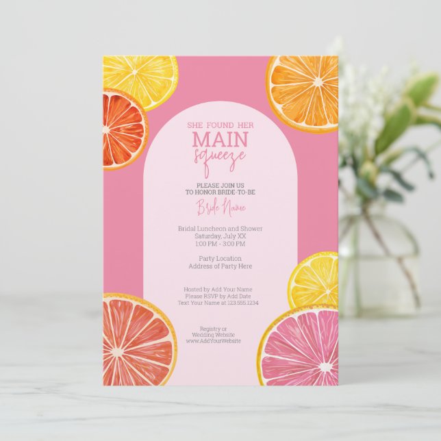 Hon Fann Sin Bröllopsfest Inbjudningar (Stående Fram)