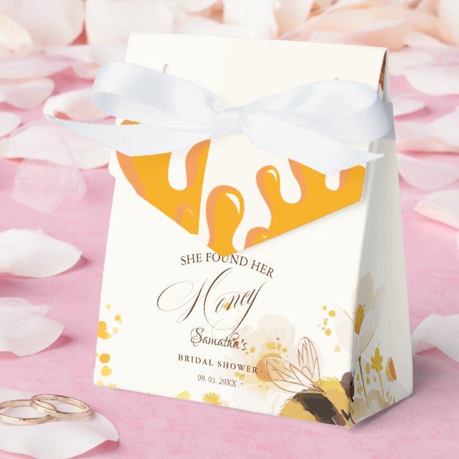 Hon fann sin honey Bee bröllopsfest Presentaskar (Bröllop)