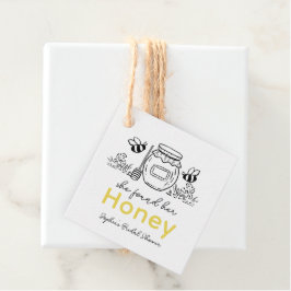 Hon fann sin Honey Handritad Vit Bröllopsdusch Gåvor Etiketter