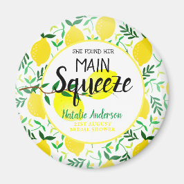 Hon Fann Sin Huvudklämma Citroner Bröllopsdusch Magnet