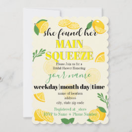 Hon fann sin huvudsakliga squeeze  inbjudningar
