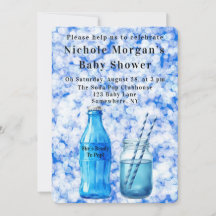 Hon Färdig Att Få Barn Pojk Babyshower